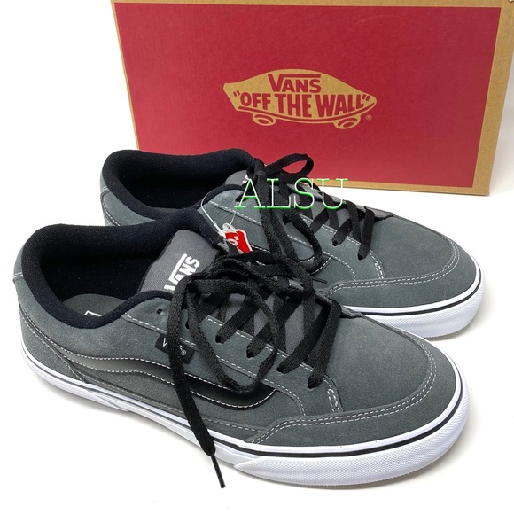 VANS Bearcat Suede Canvas Shoes Men’s Charcoal Grey Size SB Sneakers VN000DT2CWE - Picture 7 of 9
